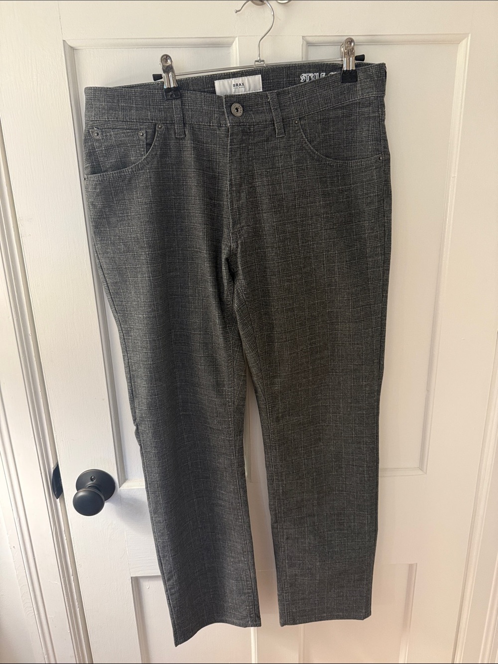 Men's Dress Pants in Charcoal Gray - Classic Straight Fit